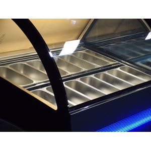 Energy-Saving Ice Cream Display Case | Frost-Free & Hygienic | Glass Door