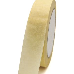 Cheap High Quality Yellow Residue Free Single Sided Masking Tape For Decoration for sale