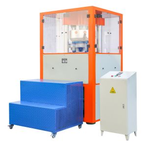 China Titanium Alloy Mould Rotary Tablet Press Machine 80mm For TCCA Chlorine Tablet on sale