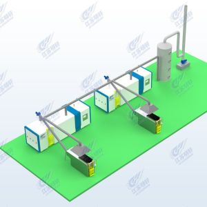 4h 10T 15M3 Organic Waste Disposal Machine Food Organic Waste Composting Machine