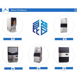 Ice Cube Maker LZ-120 CE Approval Air Cooling 50kg 24Hours Cube Ice Making