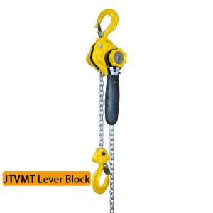 Light and Small Lever Hoist with End Supporting Hook Tongue Structure for Safe and Convenient Lifting in Narrow or High Places
