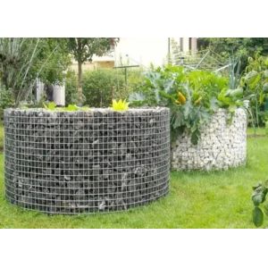 Heavy Welded Wire Mesh Used As Decorative Gabion In Landscap Construction