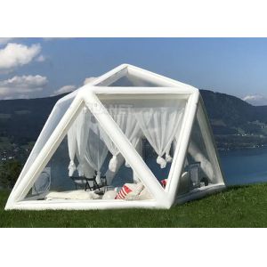 Portable Large Clear Bubble House Inflatable Triangle Transparent PVC Inflatable