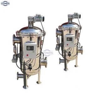 Automatic 120 Mesh hydraulic self cleaning filter housing Irrigation Water