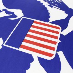 Advertising Flying 210D Nylon Rectangle Banner Flags