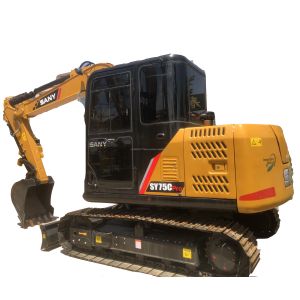 Second-hand SANY SY75C Pro Excavator Great Performance Hydraulic Construction