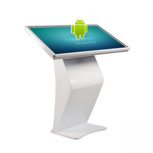 Cheap Round Angle Android Touch Screen Kiosk , Digital Display Touch Screen Kiosk for sale