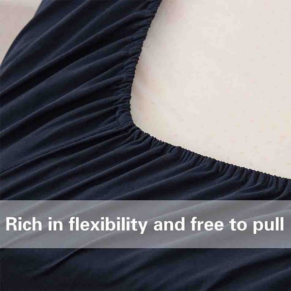 200TC Three Lines Embroidery Luxury Hotel Sheet Set with 100% Polyester Microfiber