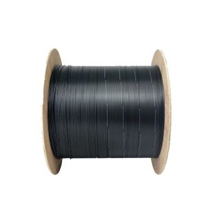 2 Core Fiber Optic Cable FTTH Indoor Optical Fiber Drop Cord With Strength