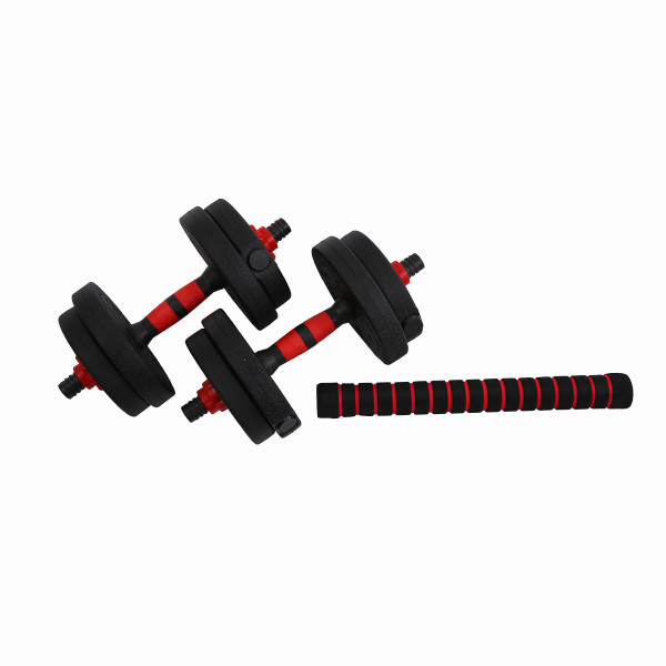 Quality 10/15/20/30/40/50kg Colorful Cement Dumbbell Set , ODM Home Barbell Kit wholesale