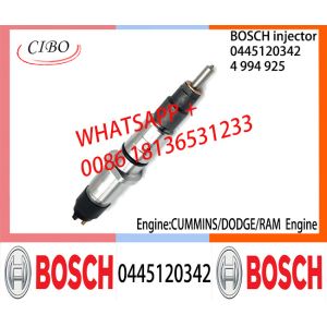 BOSCH 0445120342 Neutral Diesel Fuel Injector Assembly 0445120342 4994925 For