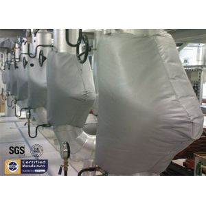 Non Asbestos 300℃ Butterfly Valve Gate Valve Gray Removable Insulation Cover