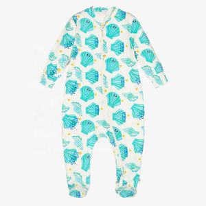 Wholesale striped long sleeve baby clothes suit custom pattern infant romper