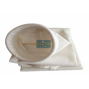 Waterproof Dust Collector Filter Bags Polyester Needle Felt Good Hydrolysis