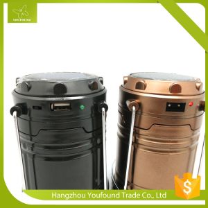 WS-3317 USB Solar Rechargeable Handle Crank Camping Lantern