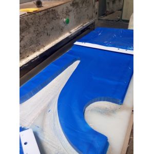 Blocked Disposable PE Aprons with plastic card CE Certificate Contact With Food