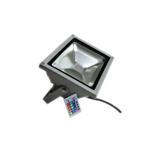 High Lumen 5950Lm Waterproof LED Flood Light 70W Silver Grey / Black