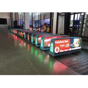 China Led Full Color Screen Ip65 , Taxi Led Sign for Outdoor Advertisement on sale