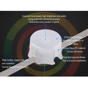Outdoor RGB LED Pixel Light Waterproof IP67 SMD5050 20mm DC05V Miracle Bean