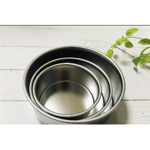 Cheap 203x197x75mm 8 Inch Hard Anodized Mini Cake Baking Tray for sale