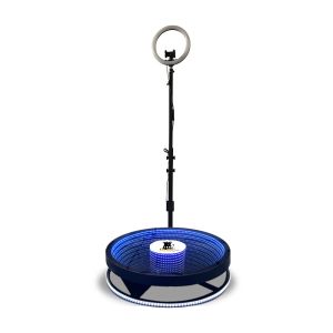 Portable Automatic LED 360 Photo Booth Slow Motion Spinning Selfie Booth