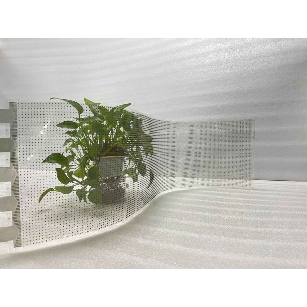 Ultra Thin Transparant LED Screen Clear Adaptable For Different Viewing