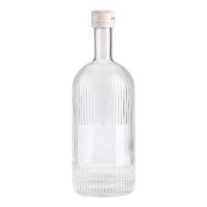 700ml 750ml 1l Glass Bottle for Fruit Wine Whiskey Brandy Liquor Vodka Xo