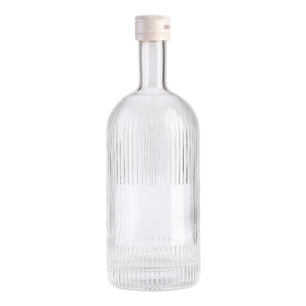 700ml 750ml 1l Glass Bottle for Fruit Wine Whiskey Brandy Liquor Vodka Xo