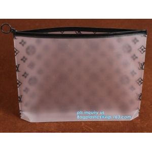 ppe k bag beads packaging bag custom printed slider k plastic bag, slide lock