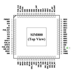 SIM800 Gprs Gsm Integrated Circuits IC Chip Wireless Sim800a Sim800c