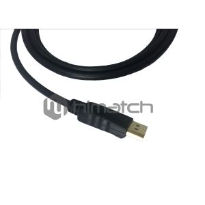 3ft / 0.9m 4K 1080P Displayport 1.2 Cable Male To Male For HDTV Projector