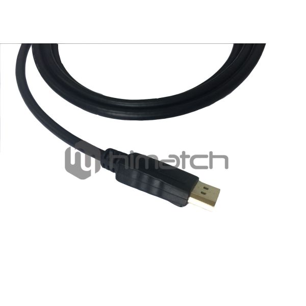 3ft / 0.9m 4K 1080P Displayport 1.2 Cable Male To Male For HDTV Projector