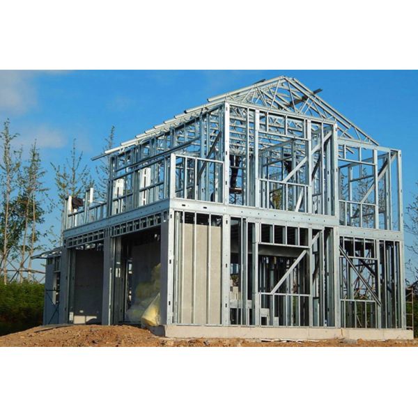 Quality Shopping Mall Modular Q235B Q345B Steel Frame Prefab Homes wholesale