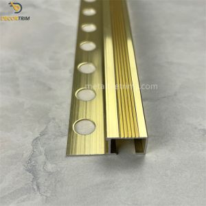 China Polished Chrome Corner Trim 10mm Edge Trim Stair Nosing Tile Trim Anti-Slip Strips on sale