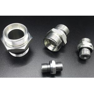 Bsp Thread 60 Stud Ends Combination Joint Fittings for Hydraulic Adapter Rubber