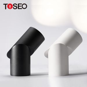 Gu10 Adjustable Aluminium Ceiling Downlight Cylinder Surface Mounted For Hotel