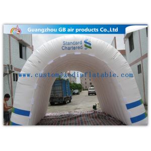 Customizable White Inflatable Portable Spray Booth Tent Quadruple Sewing With
