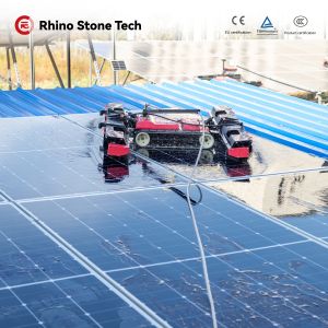 Distance-Operated Robot Cleaning Crawler Solar Panel Dust Buster Solution PV