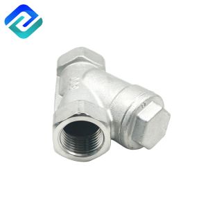 PN40 2 Inch Water Pipe Thread End SS Y Strainers