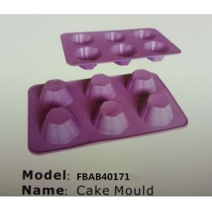 China FBAB40171 for wholesales various shapes silicone cupcake tray mold on sale