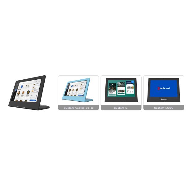 Interactive Restaurant Menu Screen with Multi-Language Support and CMS Updates