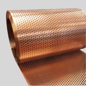 Micro Hole Perforated Copper Mesh Screen For Electronics Industry