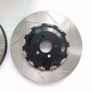 8 Slots Cast Iron Brake Disc 410*36mm Floating Center For Audi RS6