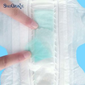 400-1500ml Absorbency SNUGRACE Negative Ion Blue Core Sanitary Pads for Women
