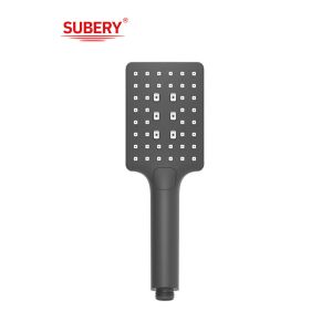 ABS plastic 3 function handshower hand shower for shower column matt black