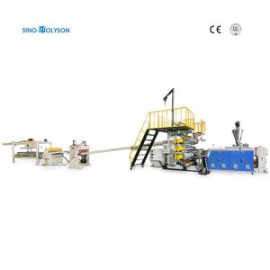 Automatic PVC Artificial Marble Sheet Making Machine with Screw Material