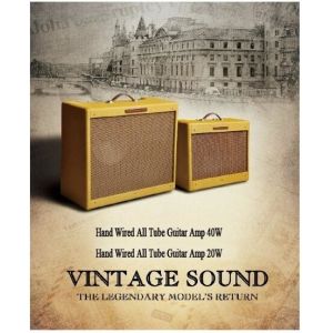 Fender Twin Style Hand Wired Guitar Amplifier 2*12" Celestion Speaker with Ruby