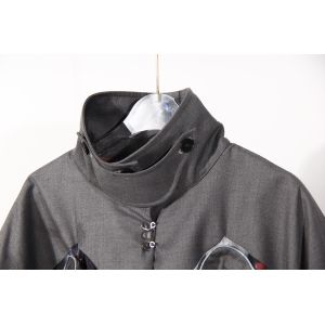 Fashion New Arrival Winter Waterproof Jackets Short Coats Printing Pockets