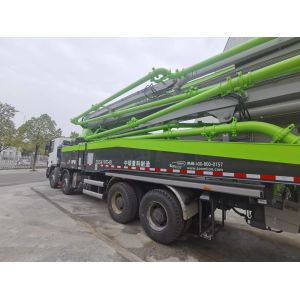 Hydraulic Machining Process ZLJ5419THB 52m Used Concrete Pump for Ready-Mix at